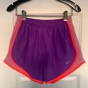 Nike dri-fit shorts purple pink size small athletic shorts